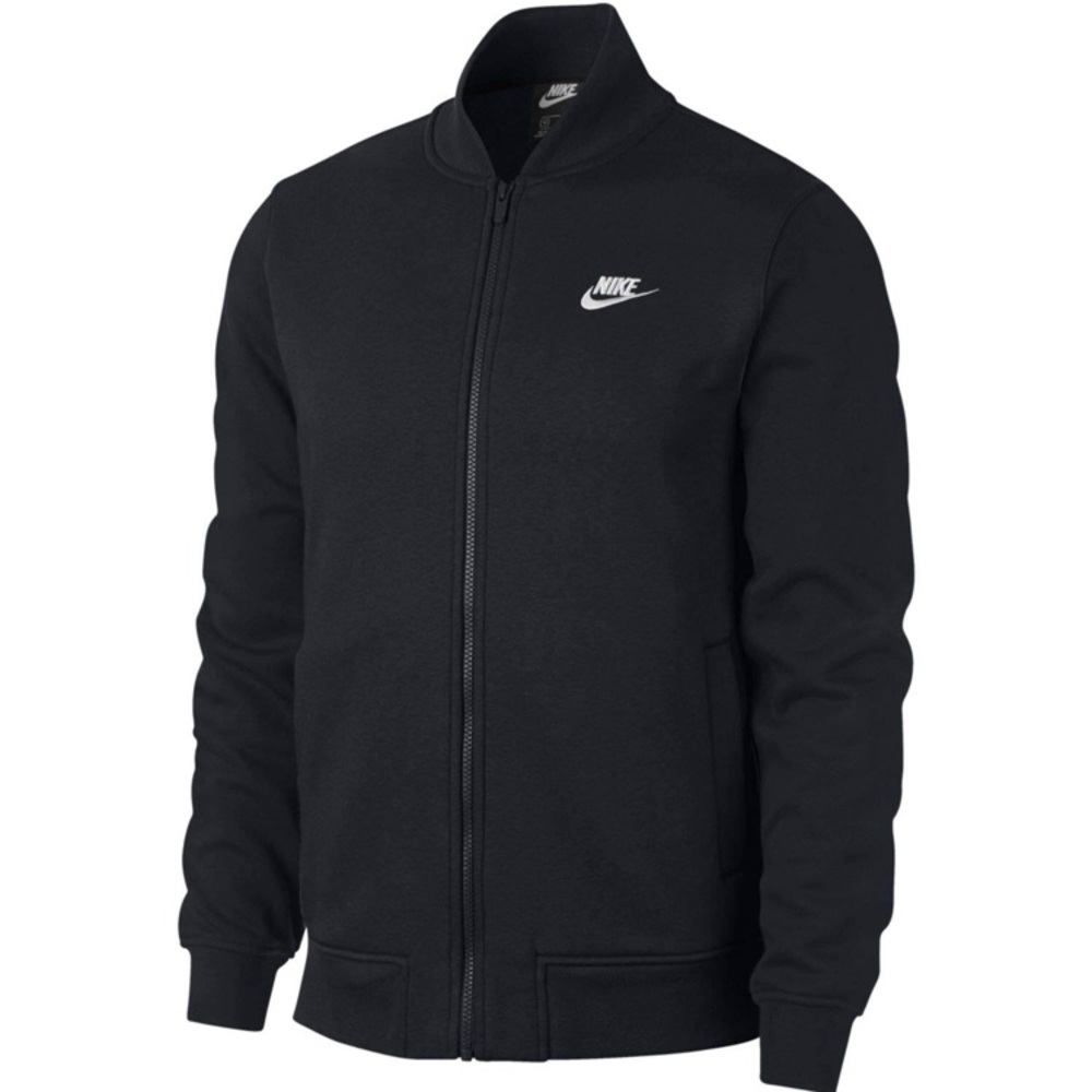 Nike black fleece bomber jacket M